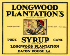 LONGWOOD PLANTATION'S SYRUP (PD) #1